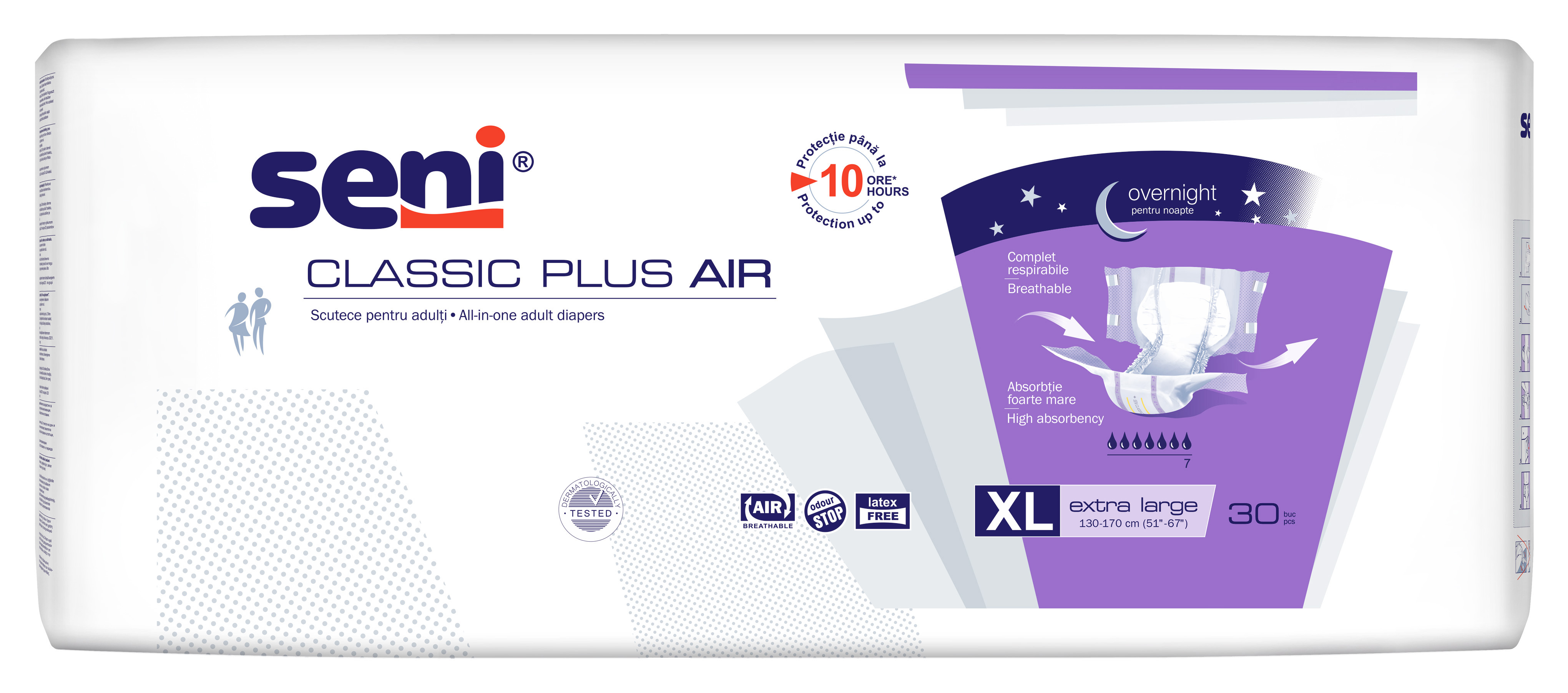 Підгузки для дорослих SENI CLASSIC PLUS AIR extra large.(30 шт.)